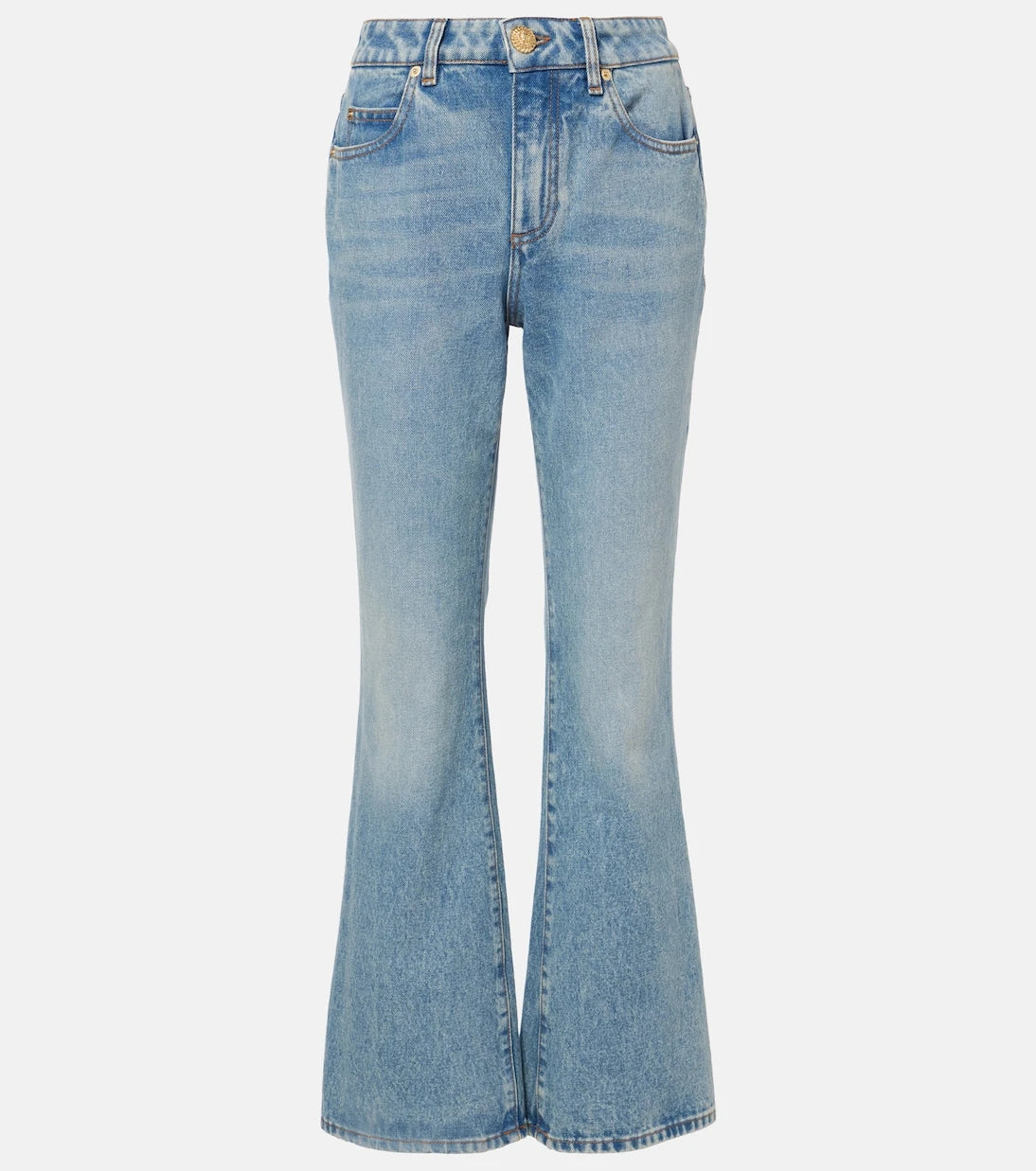 Balmain - Low-rise bootcut jeans