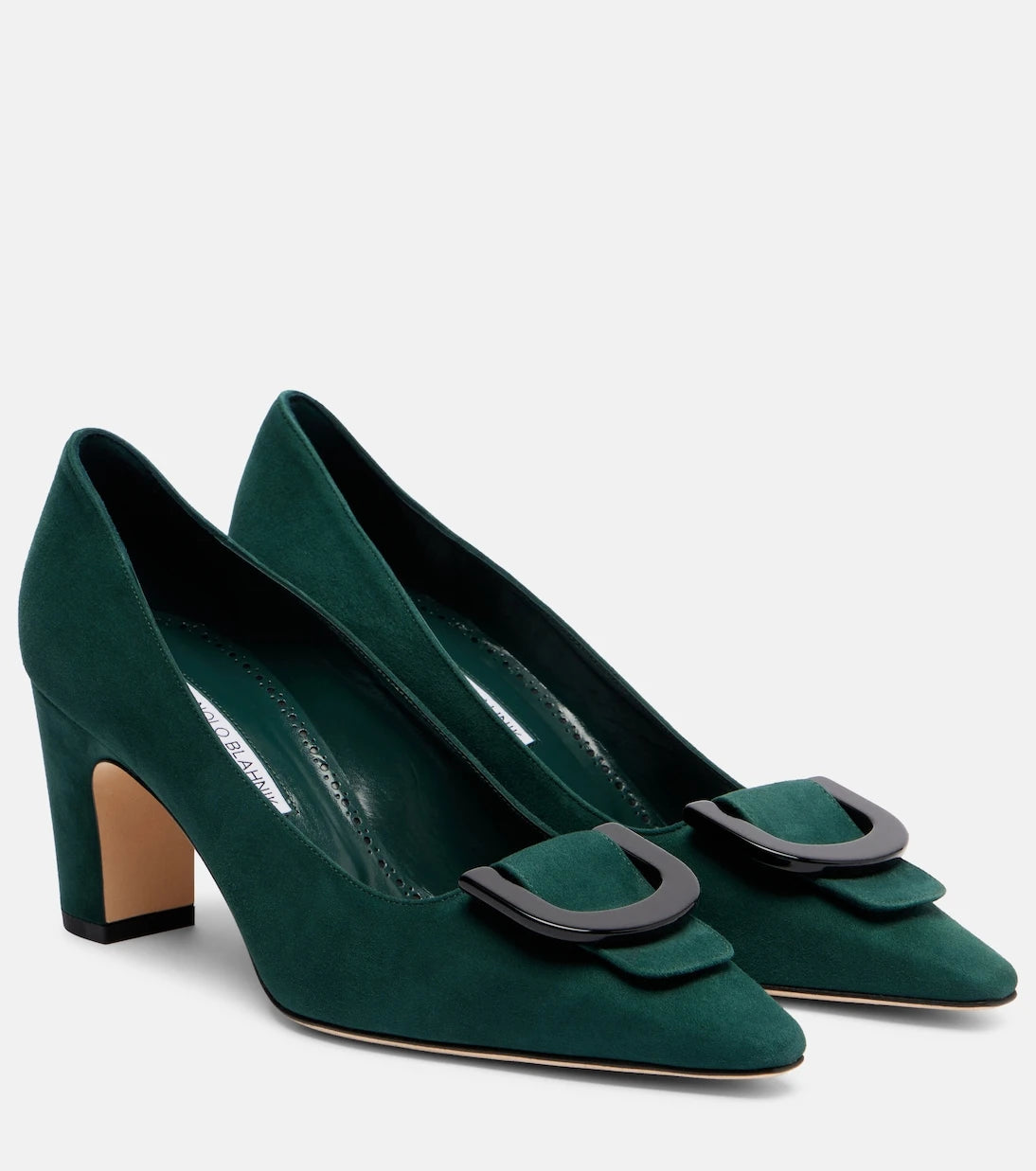 Manolo Blahnik - Beti 70 suede pumps