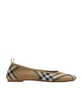 Burberry Knit Check Baby Ballet Flats