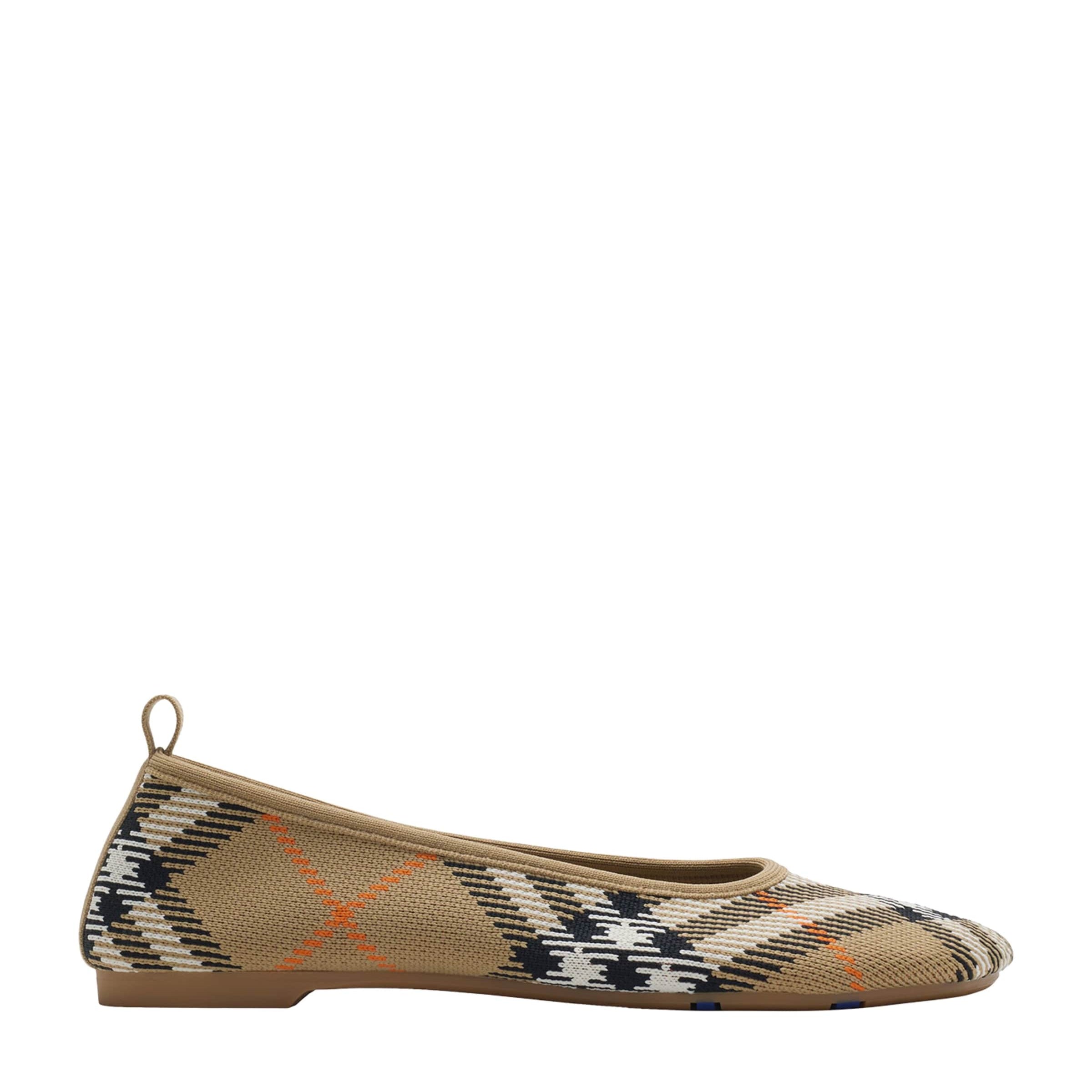 Burberry Knit Check Baby Ballet Flats