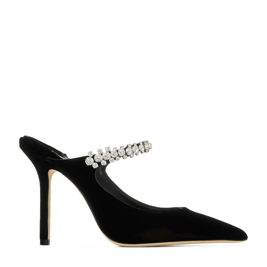 Jimmy Choo Bing 100 Velvet Mules
