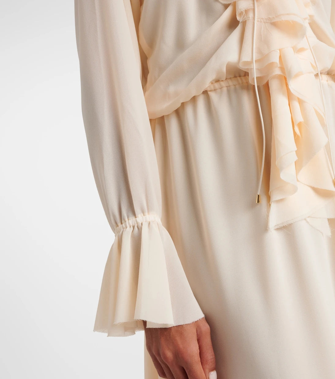 Bananhot - Bellen ruffled maxi dress