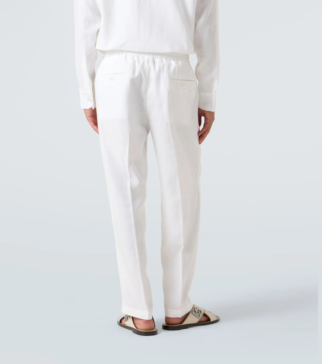 Dolce&Gabbana - Linen straight pants