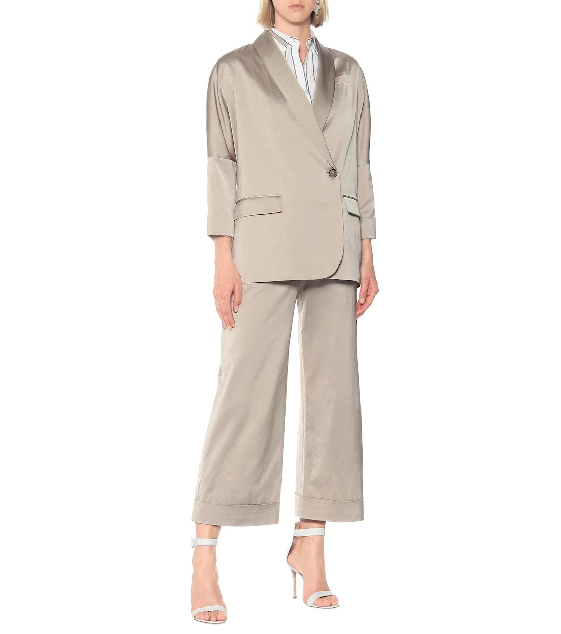 Brunello Cucinelli - Satin blazer