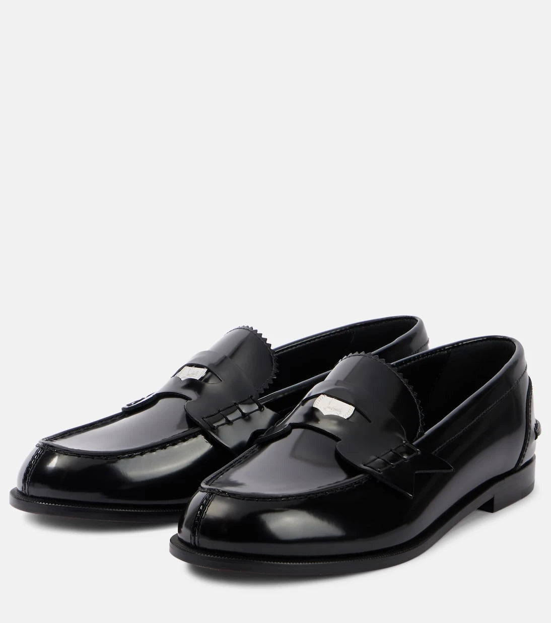 Christian Louboutin - Penny leather loafers