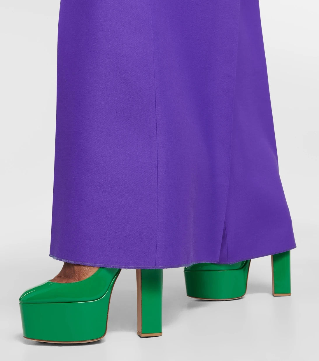 Valentino Garavani - Tan-Go 155 leather platform pumps