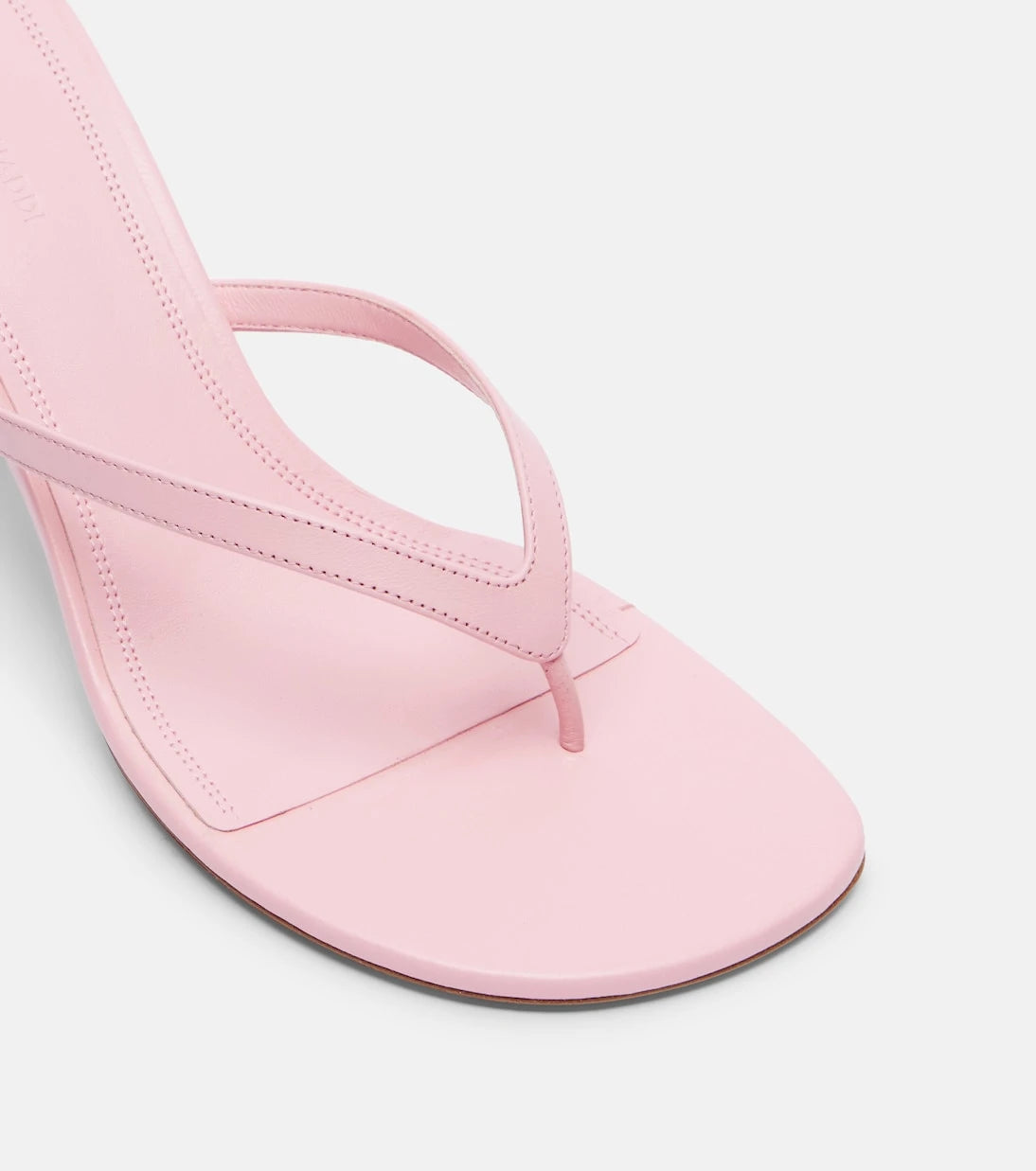 Amina Muaddi - Juliette leather thong sandals