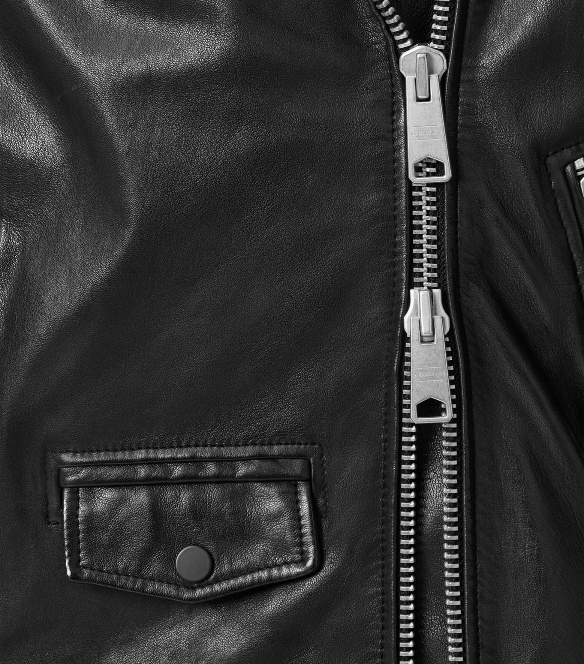 Black Leather Billie Biker Jacket
