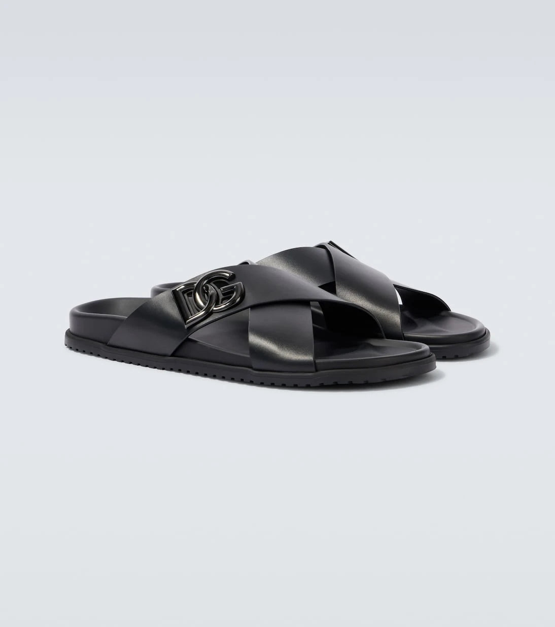 Dolce&Gabbana - Leather slides