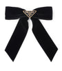 Black Velvet Bow Hair Clip