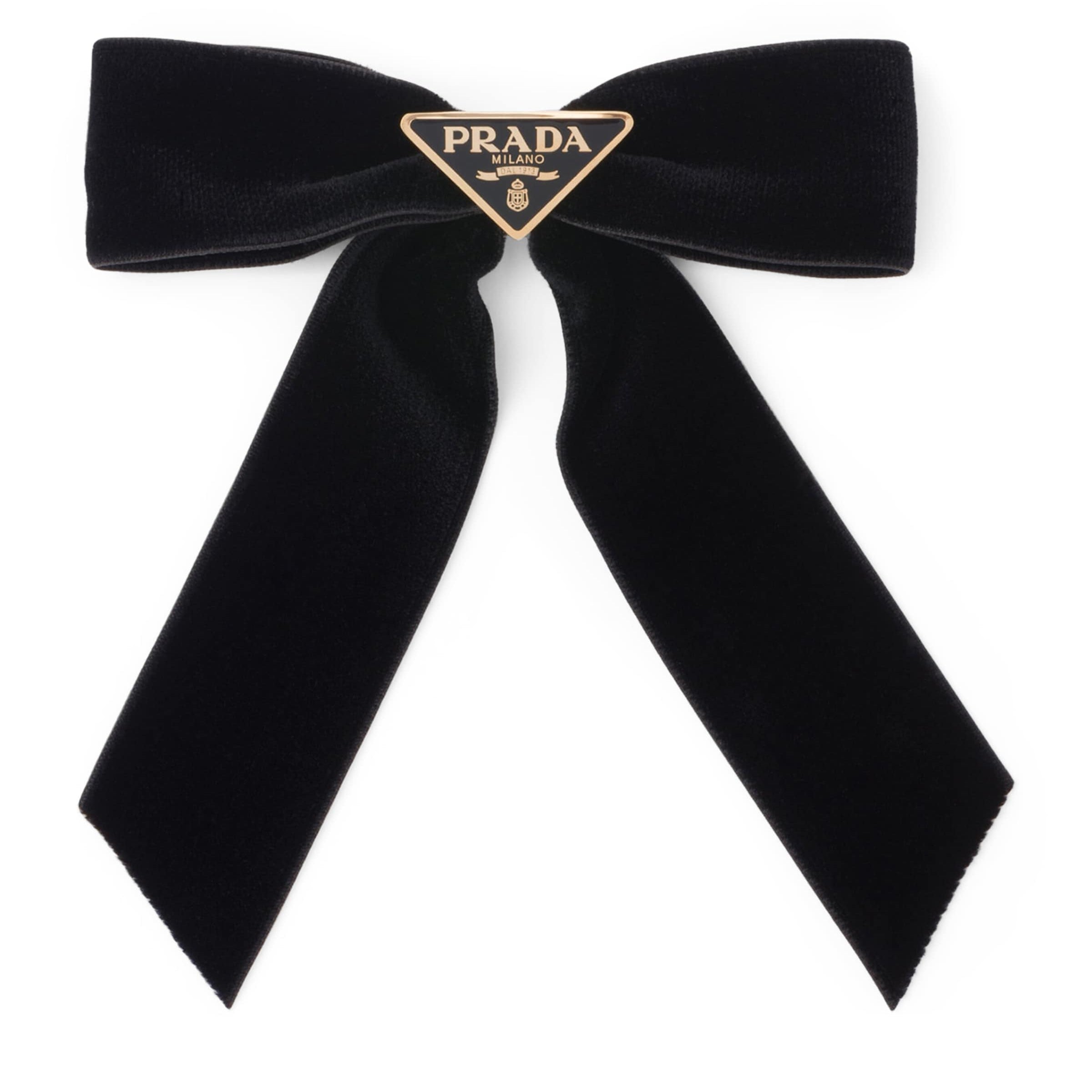 Black Velvet Bow Hair Clip