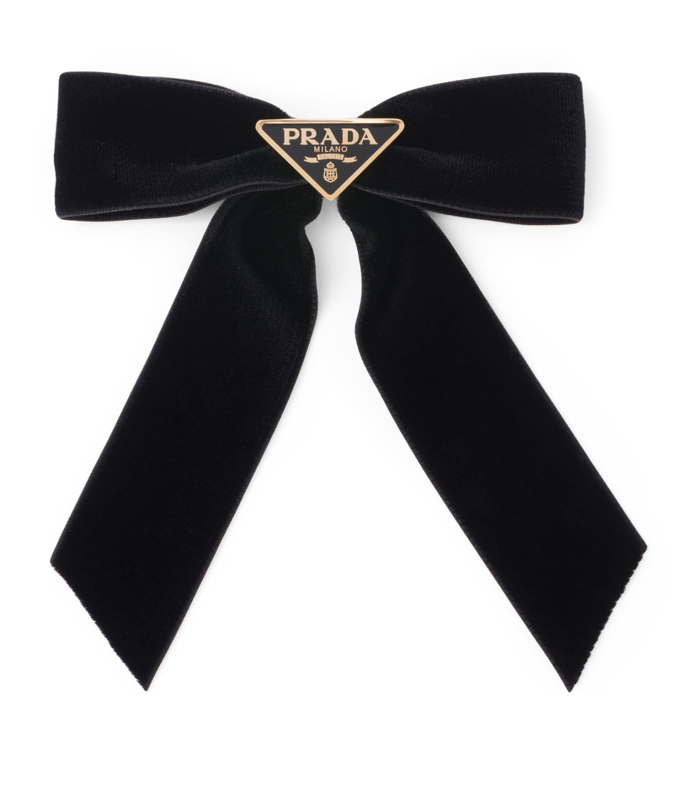Black Velvet Bow Hair Clip