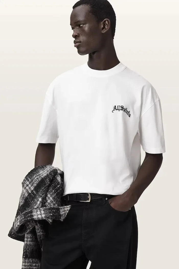 Памучна тениска AllSaints DESCENT