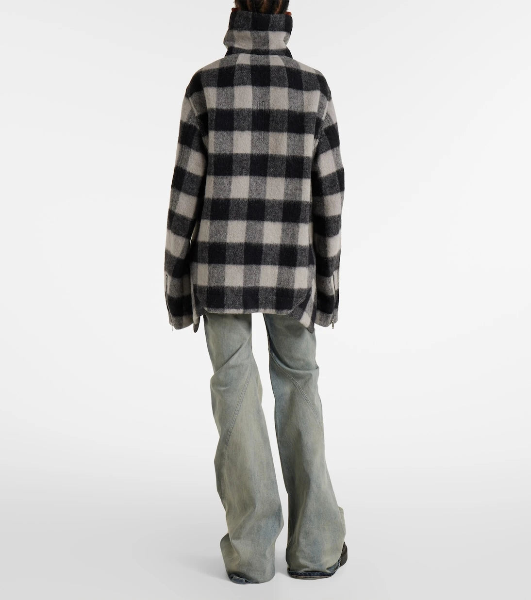 Rick Owens - Exploder checked virgin wool jacket