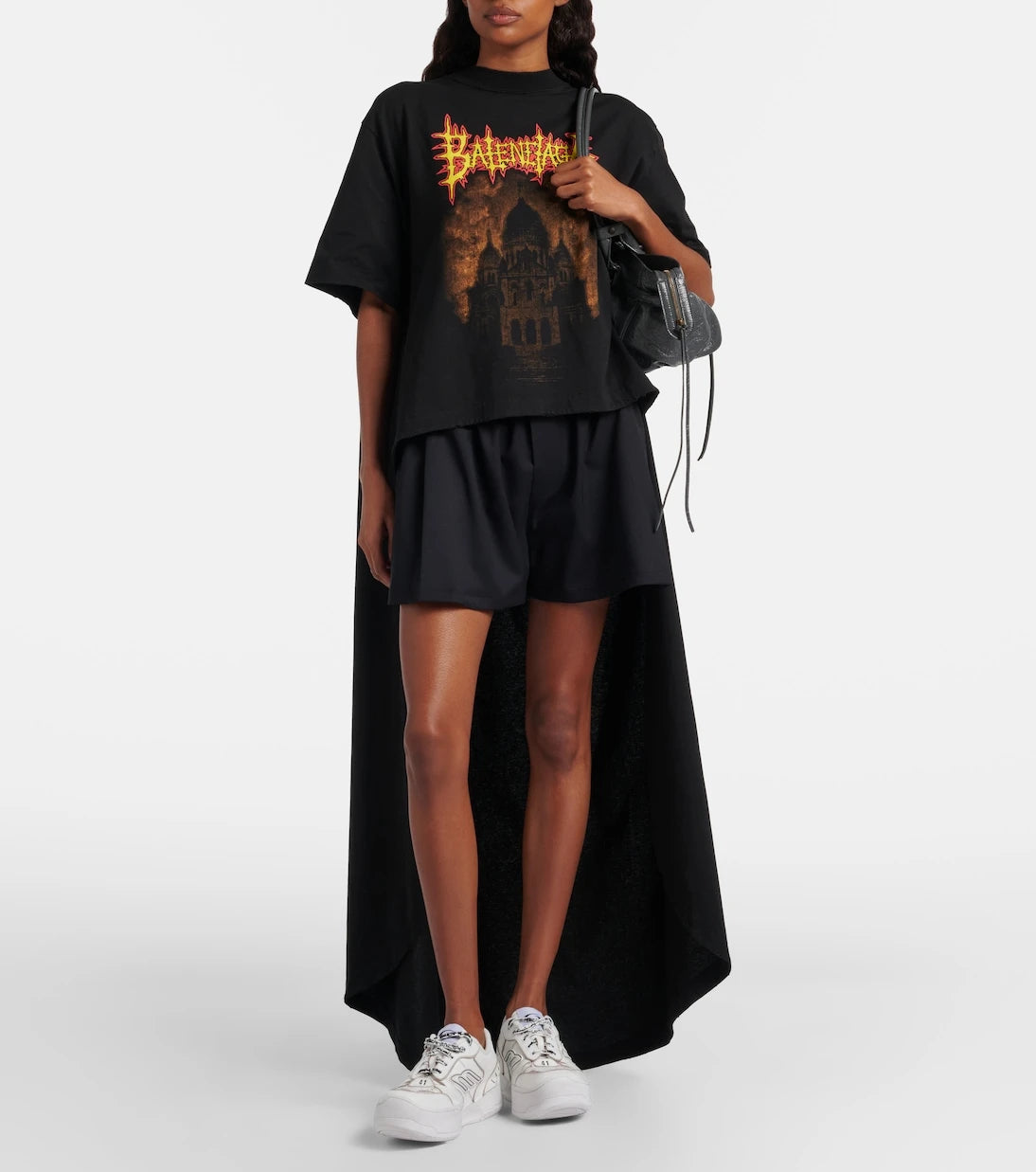 Balenciaga - أحذية هامبتونز الرياضية ذات النعل السميك من الجلد