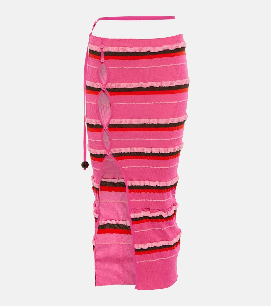 Jacquemus - La Jupe Maille Concha midi skirt