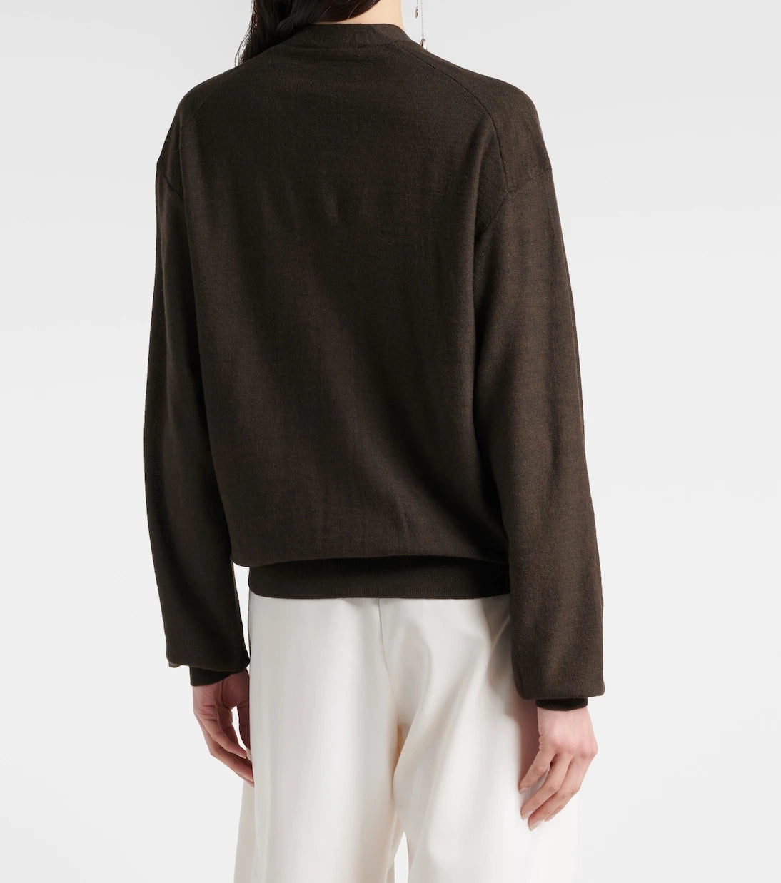 Lemaire - Twisted wool-blend cardigan