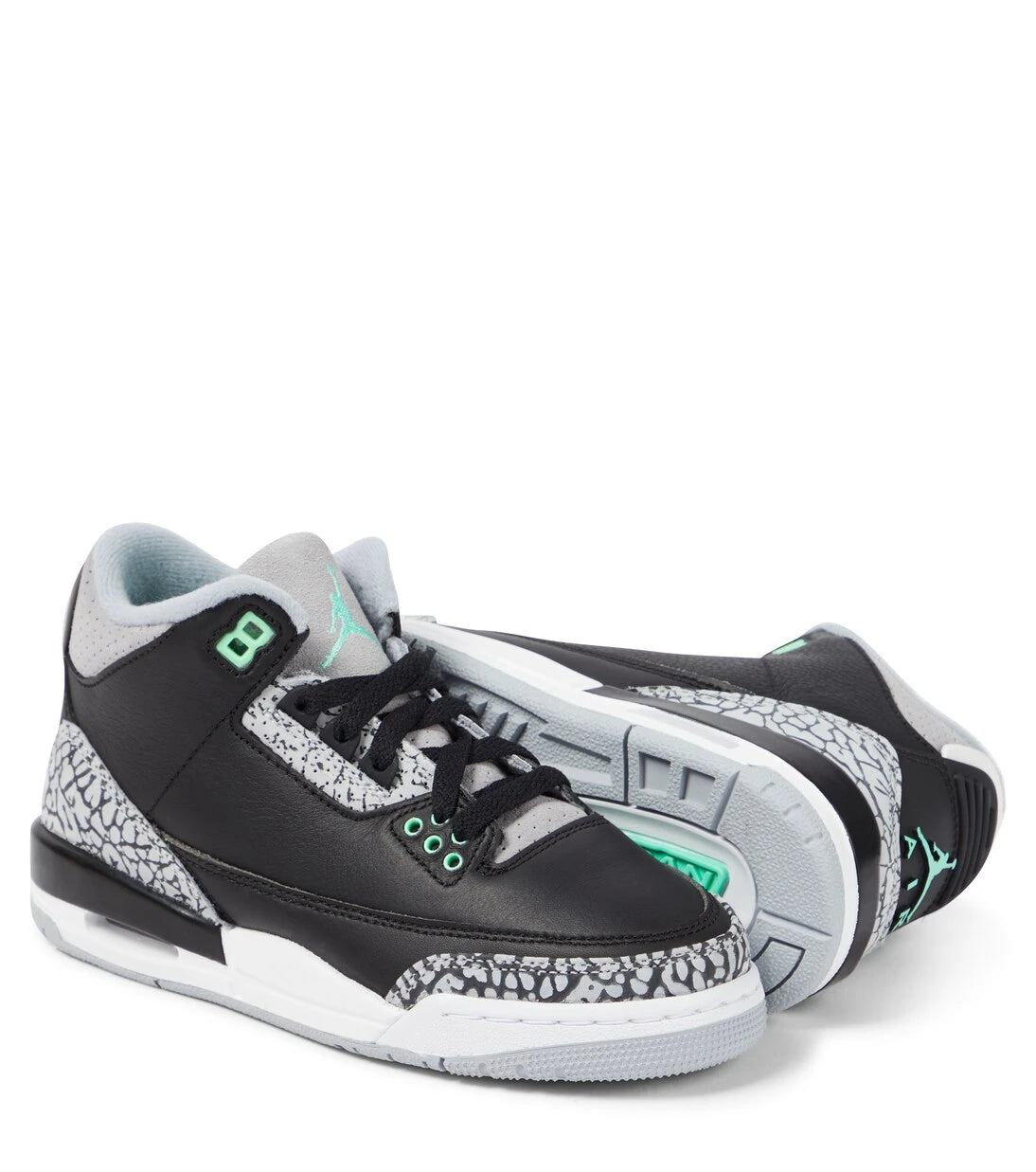 Nike Kids - Air Jordan 3 Retro leather sneakers