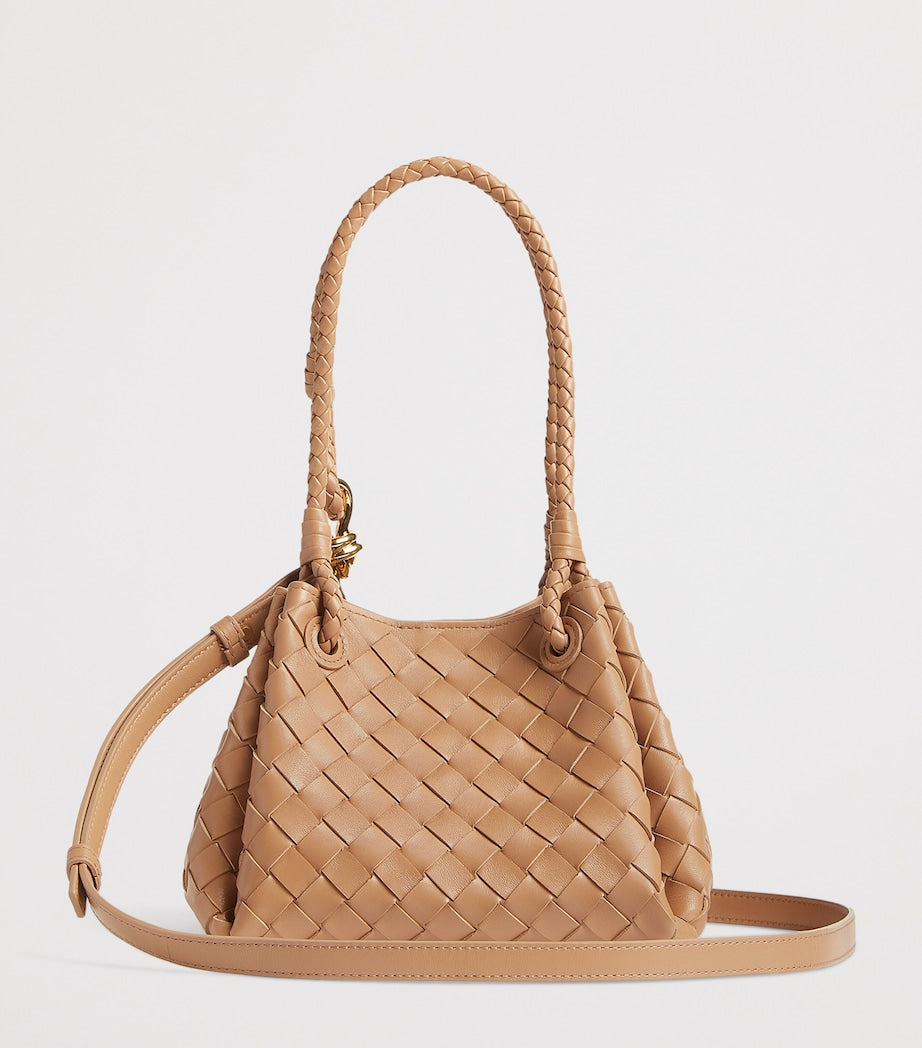 Bottega Veneta Small Leather Parachute Shoulder Bag