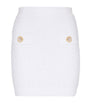 White Tweed Mini Skirt