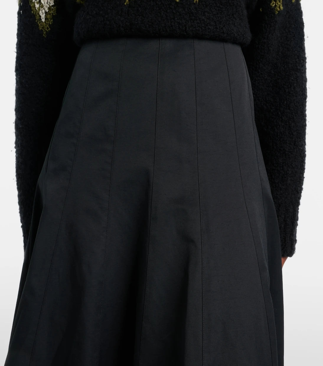Proenza Schouler - Heidi cotton-blend midi skirt