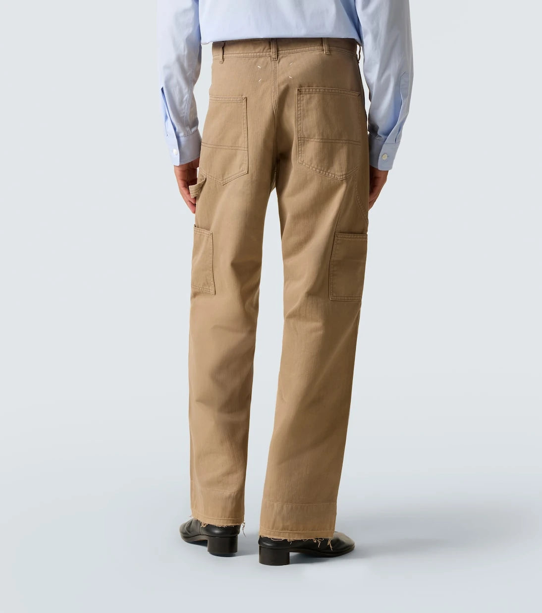 Maison Margiela - Normal belli, geniş paçalı jean pantolon