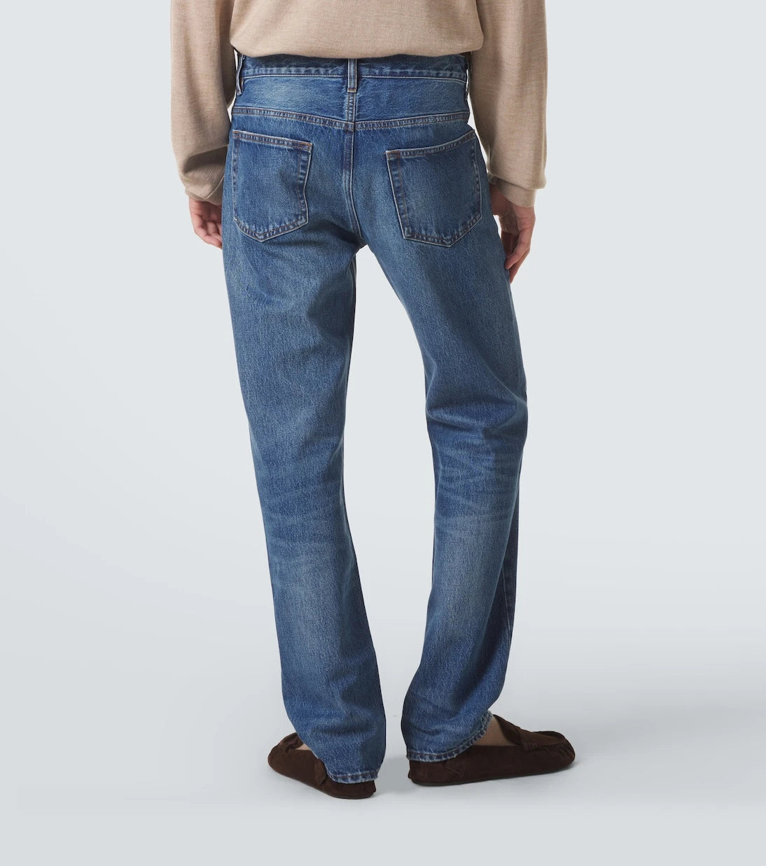 Frame - Mid-rise straight jeans