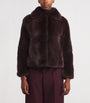 Yves Salomon Rex Rabbit Fur Jacket