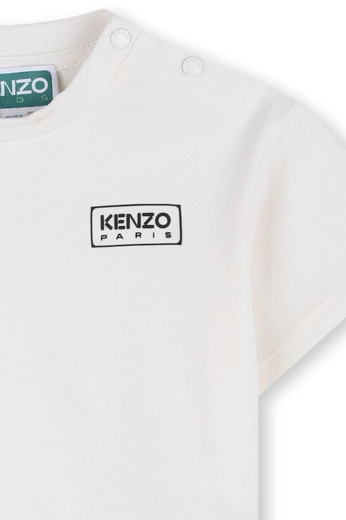 Бебешка памучна тениска Kenzo Kids