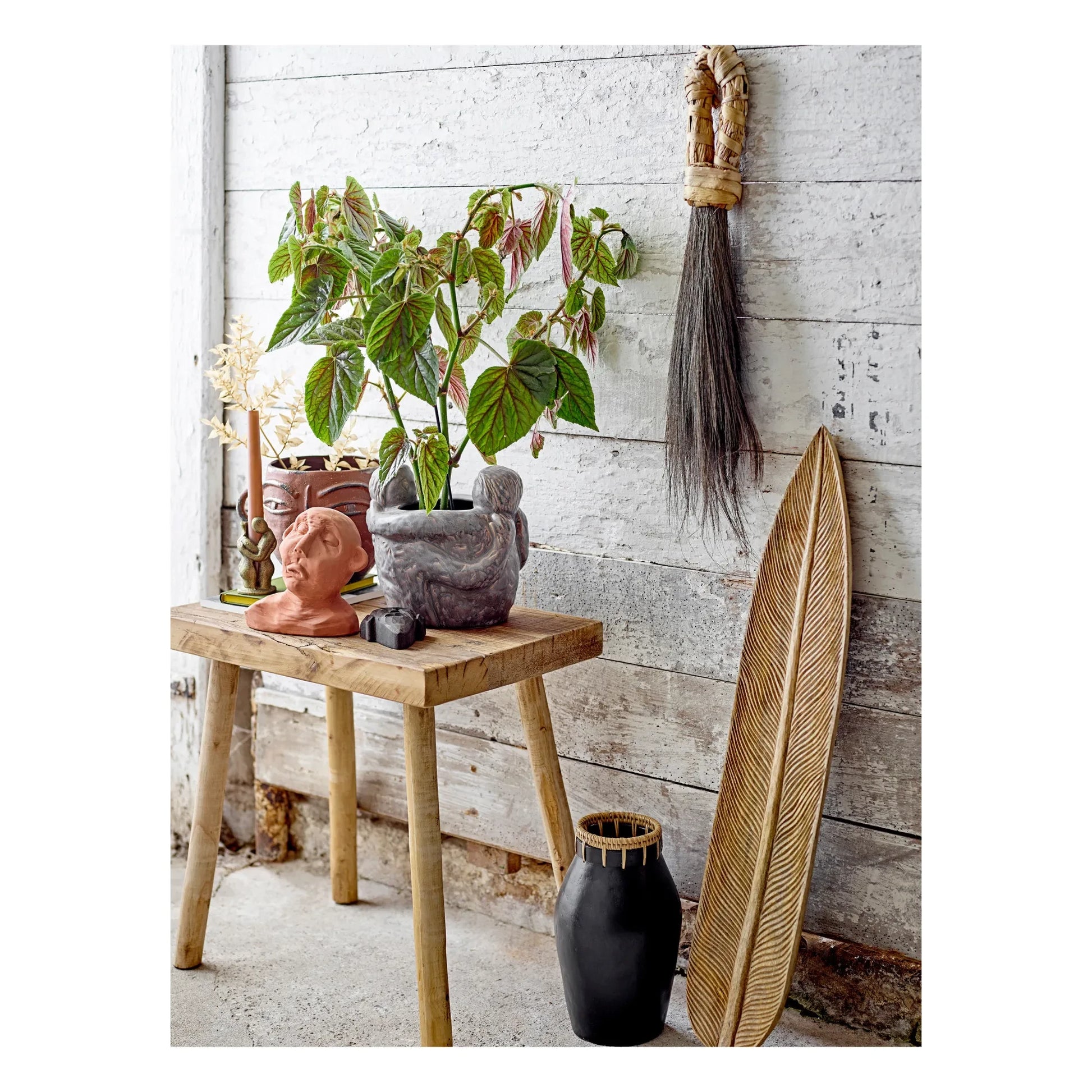 Bloomingville - Dixon Terracotta Vase | Black