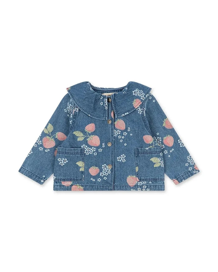 Konges Sløjd MAGOT COLLAR JACKET GOTS Çocuk Kot Ceket