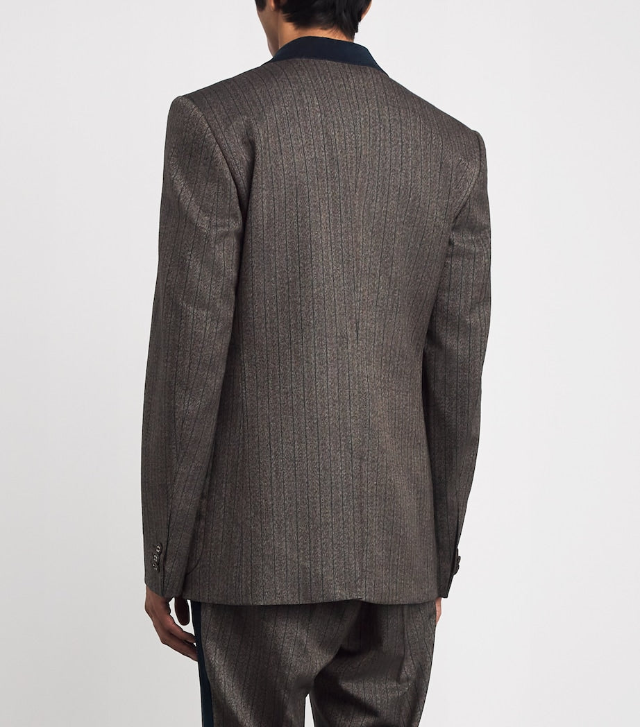 Grey Wool-Blend Alto Blazer