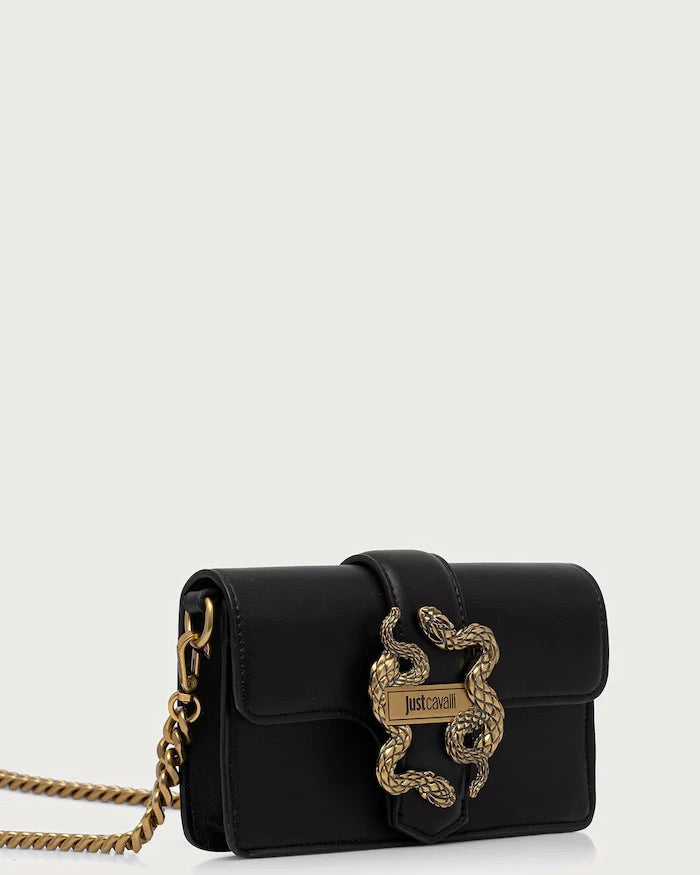 Just Cavalli suni deri kadın crossbody çanta