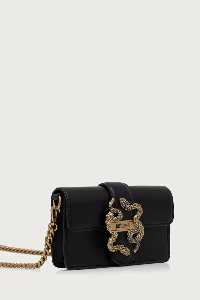 Just Cavalli suni deri kadın crossbody çanta