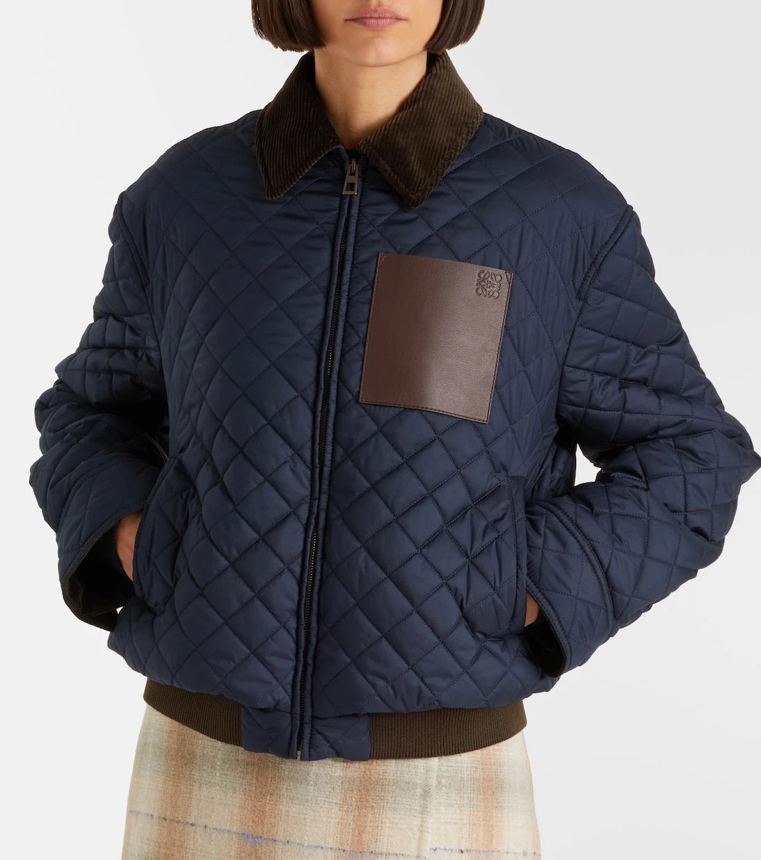 Loewe - Fitilli kadife şeritli kapitone bluzon ceket