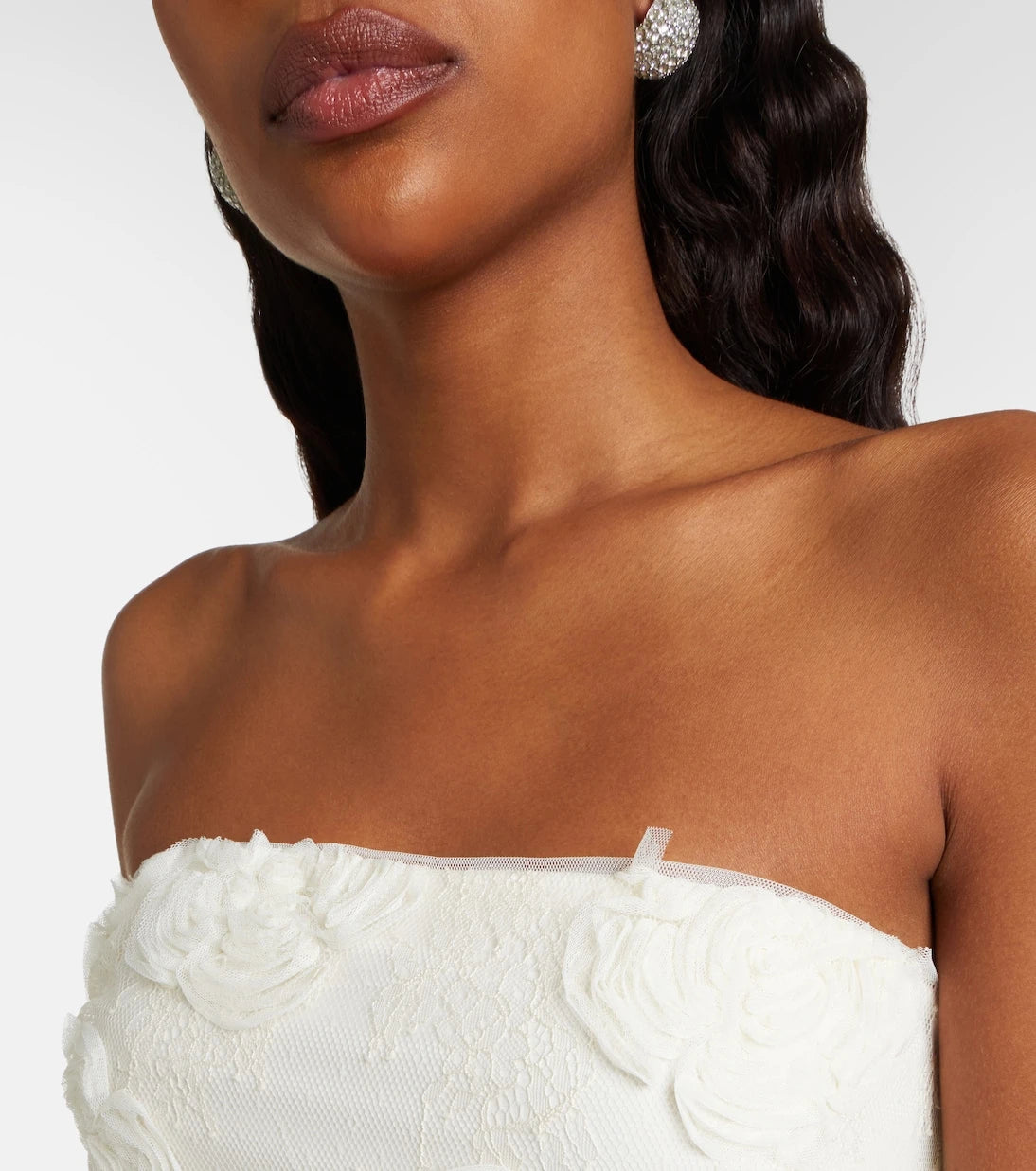 Rotate - Floral mesh gown