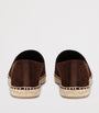 Tory Burch Brown Leather Eleanor Espadrilles