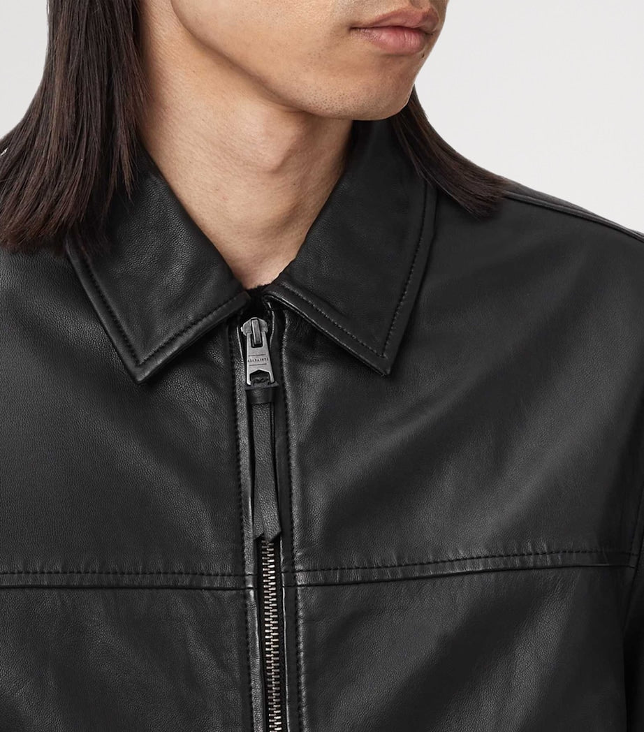 Black Rashford Leather Jacket