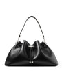 Jimmy Choo Black Medium Leather Cinch Bucket Bag