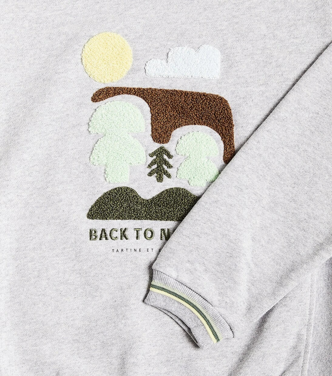 Tartine et Chocolat - Embroidered cotton jersey sweatshirt