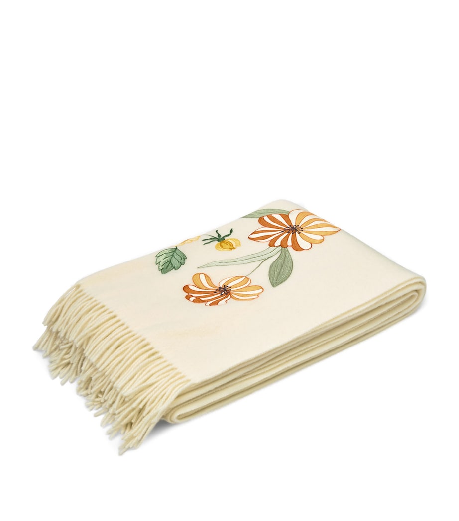 Virgin Wool Giardino Throw (132cm × 159cm)