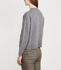 Grey Virgin Wool Cardigan