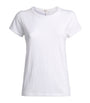 Rag & Bone Womens Bright White Round Neck Cotton-Jersey T-shirt