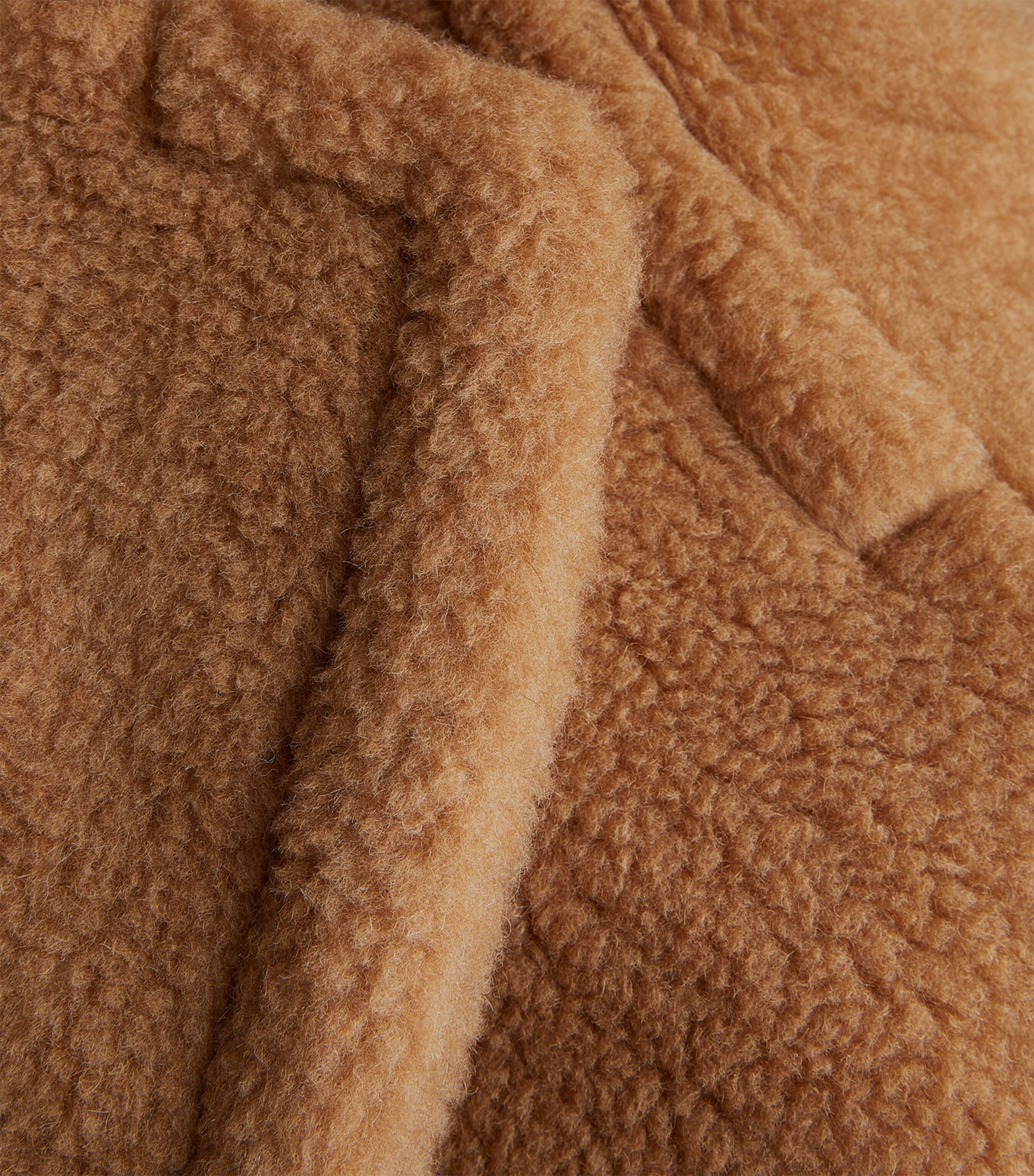 Beige Teddy Bear Icon Coat