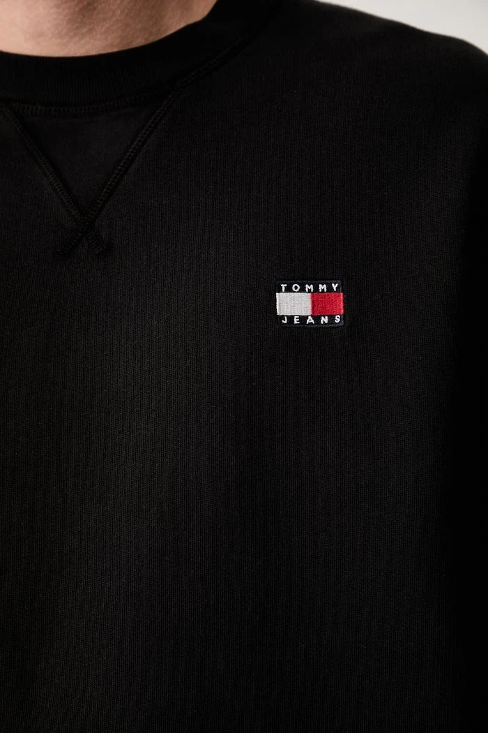 Tommy Jeans erkek pamuklu sweatshirt
