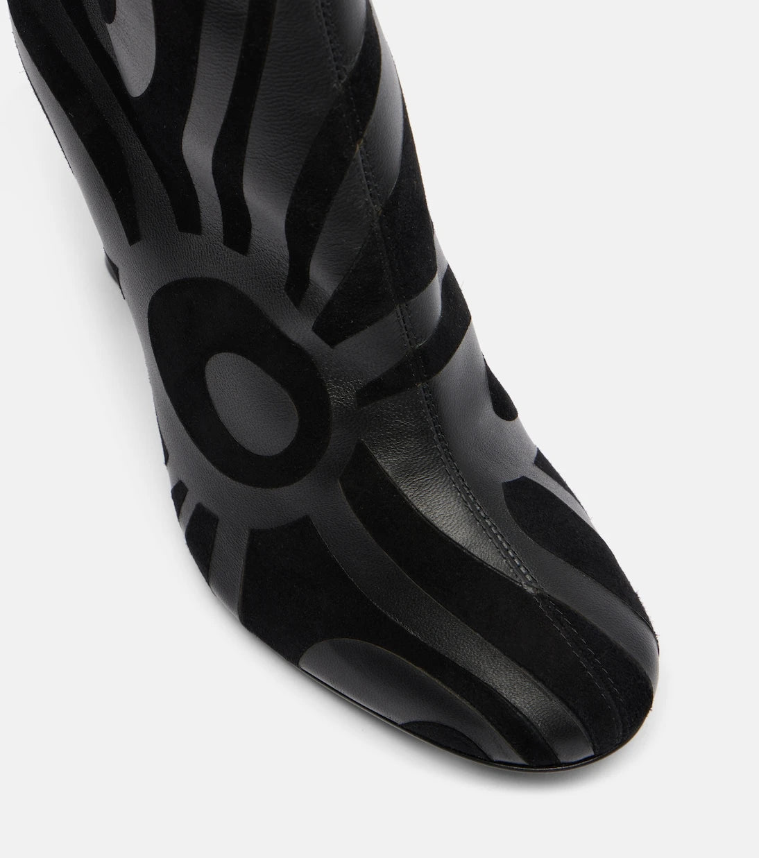 Pucci - Marmo suede and leather ankle boots