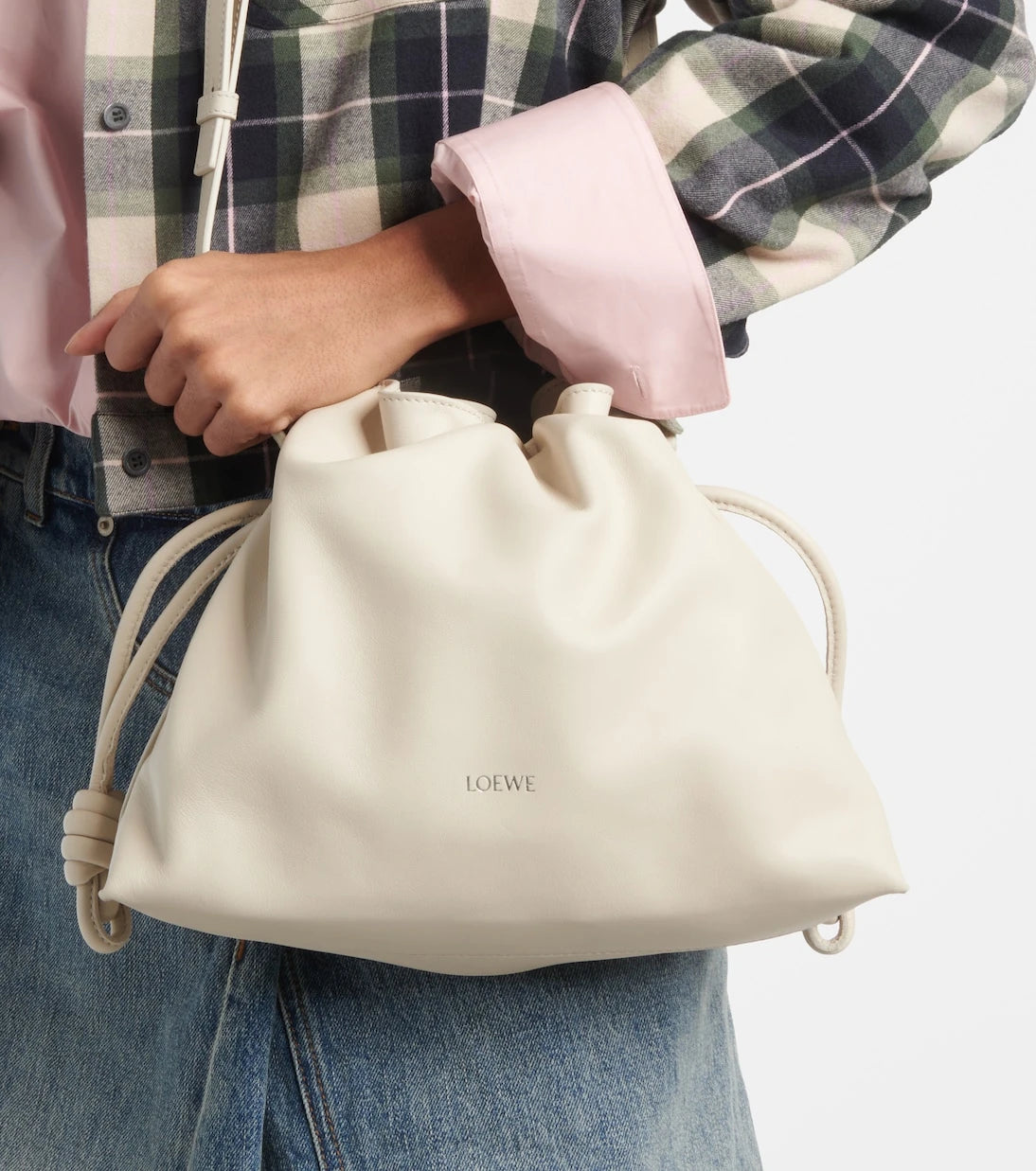Loewe - Flamenco Medium leather clutch