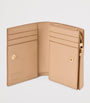 LOEWE White Leather Puzzle Compact Wallet
