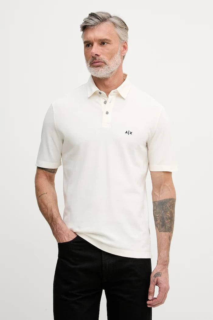 Armani Exchange тениска с яка мъжка памучна
