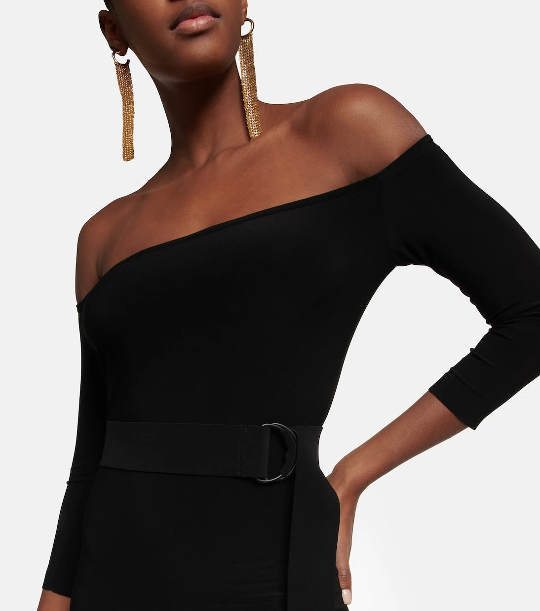 Norma Kamali - Off-shoulder fishtail gown
